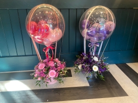 Hot Air Balloon Flower Arrangement