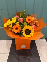 Florist Choice Yellow and Orange Bouquet
