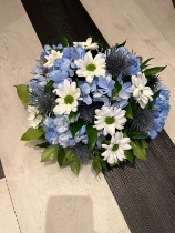 Blue & White Posy