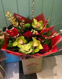 Christmas Orchid Bouquet