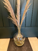 Just be gold vase and pampas