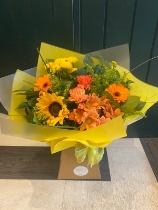 Florist Choice Yellow and Orange Bouquet